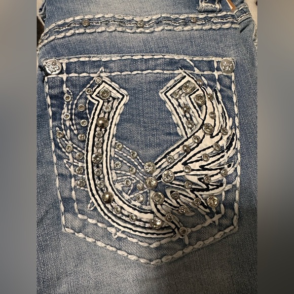 Light wash ANSWER ME BOOTCUT JEANS - Picture 4 of 4